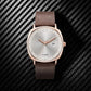 TOMI T-044 Men's Watch Quartz Date Leather Strap