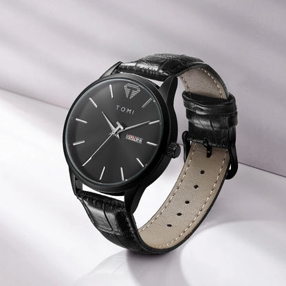 TOMI T-045 Day Date Quartz Wrist Watch For Men