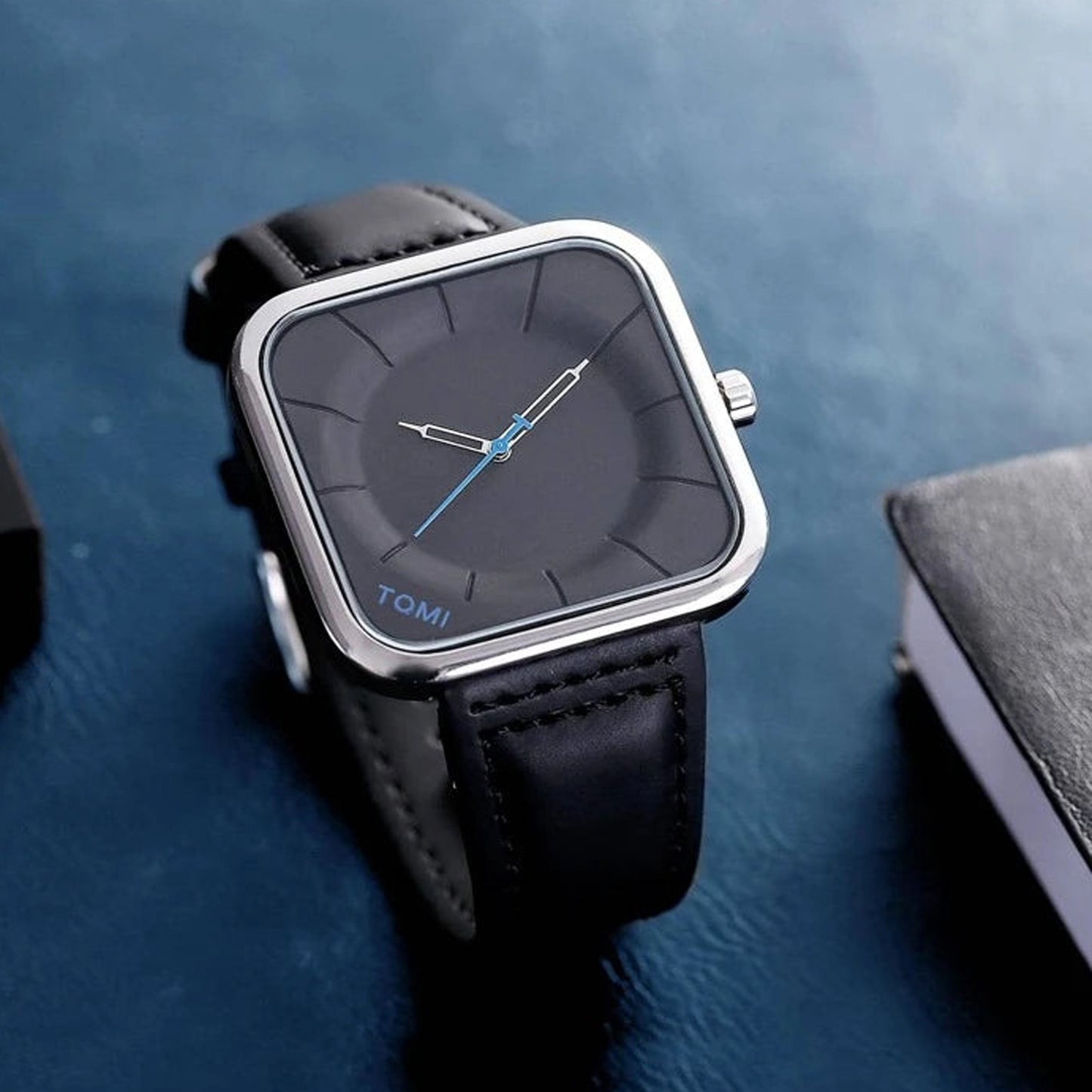 TOMI T-093 Men's Wrist Watch Square Dial