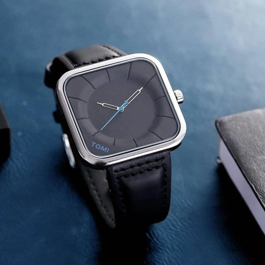 TOMI T-093 Men's Wrist Watch Square Dial
